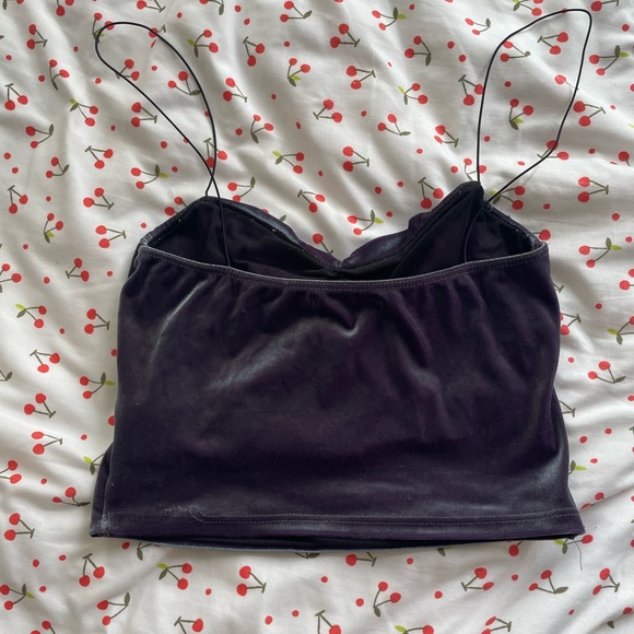 Urban Velvet Crop Top - Picture 3 of 5